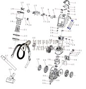 Фильтр в сборе (нейлоновый 1шт, HEPA-фильтр 1шт) пылесоса Galaxy GL6252 391215