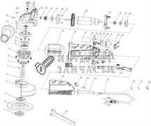 Выключатель болгарки Redverg RD-AG210-230S 404782
