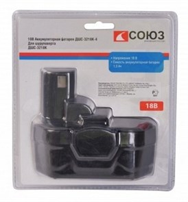 Аккумулятор СОЮЗ для ДШС-3218, 18В, 1.3Ач, NiCd, БЛИСТЕР