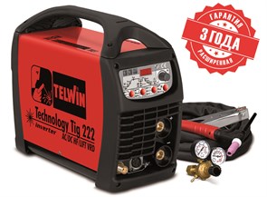 Сварочный аппарат Technology Tig 222 AC/DC-HF/LIFT 230V+ACC 3699