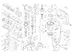 Корпус редуктора под штифт перфоратора Sturm RH2517 (рис.70N) RH2517-70N