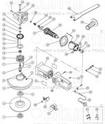 Корпус болгарки Sturm! AG9024R (рис. 39) AG9023R-39