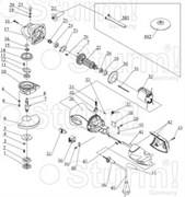 Ручка боковая  болгарки Sturm! AG9511 (рис. 22) AG9511-22
