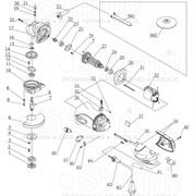 Фланец внутренний болгарки Sturm! AG9512S (рис. 2) AG9512E-2