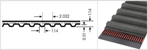 Зубчатый приводной ремень  70,4 МХL, L=178,8 mm 70,4 МХL, L=178,8 mm