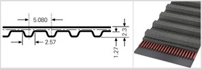 Зубчатый приводной ремень  60 ХL, L=152,4 mm 60 ХL, L=152,4 mm