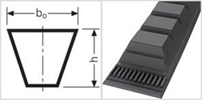 Ремень приводной клиновой  СХ 71  Li=1803mm, Ld=1862mm LC30212502