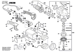ЭЛЕКТРОННЫЙ МОДУЛЬ болгарки Bosch PWS 2000-230 JE (рис.880) 1607233319