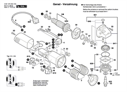 ШЕСТИГРАННАЯ ГАЙКА DIN 934-M6-8-A болгарки Bosch GWS 660 (рис.45) 2915011007