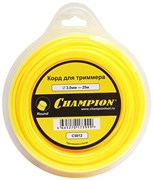 Корд триммерный CHAMPION  Round 3.0мм* 25м (круглый) C5012