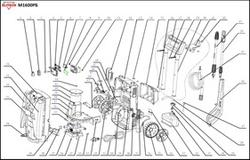 Насадка с грязевой фрезой минимойки Elitech M1600РБ 0901.020660
