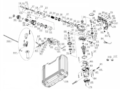 Смазка сверла перфоратора EINHELL BRH 1500 (рис.107) 425844604107