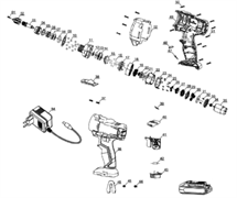 стопорное кольцо шуруповерта EINHELL TC-CD 18-2 LI (4513820) (рис.12) 451382101012