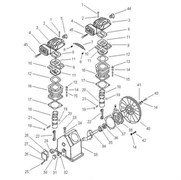 Сальник компрессорной головки Elitech ТС 2065 (рис.36) 702037700