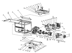 Щетки альтернатора генератора FUBAG MS 5000 №54 370750013
