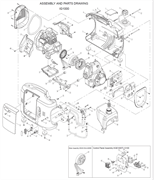 Кожух генератора FUBAG ТI 1000 №1 KGE1000TI06610