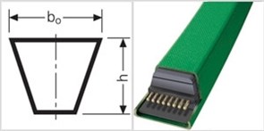 Ремень клиновой 3L 320 CONTI-V ROFLEX GARDEN 3L320